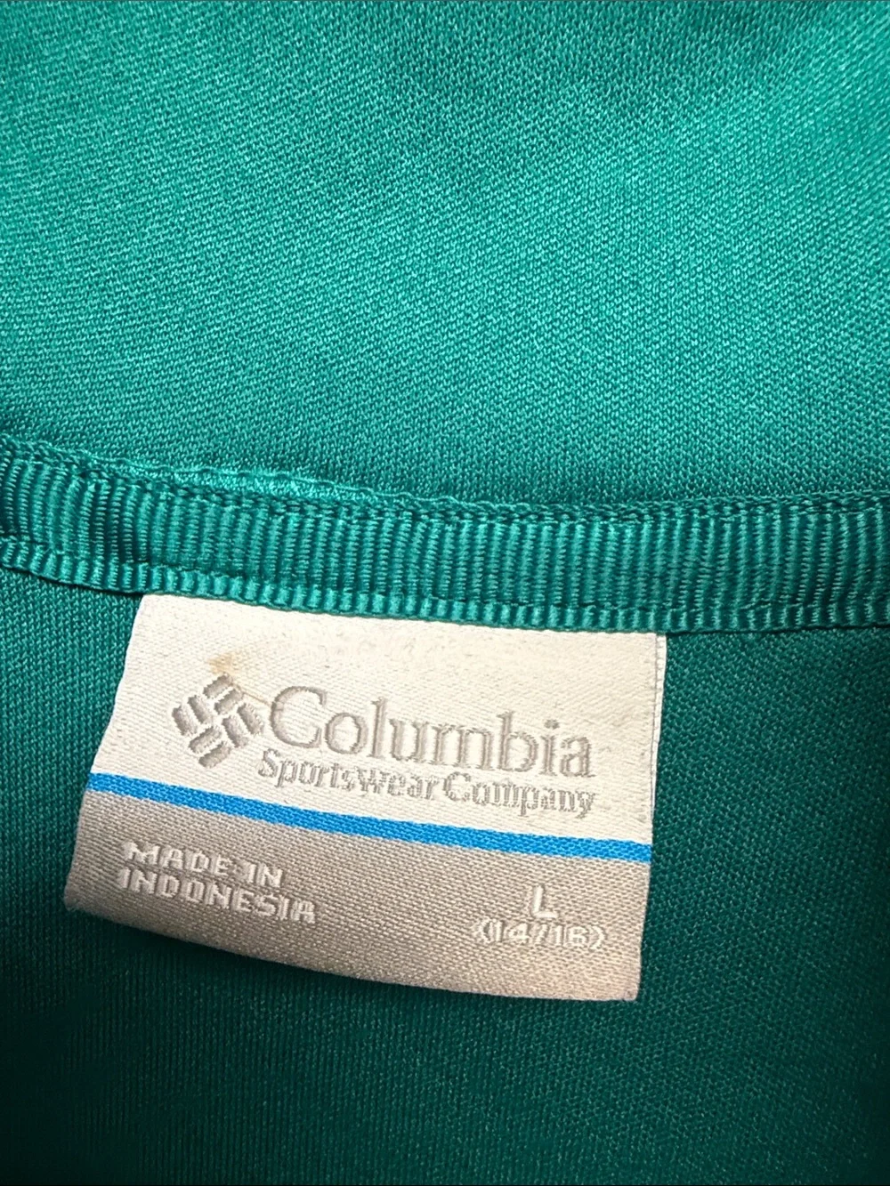 Columbia Mint Green Sherpa Full-Zip Jacket
